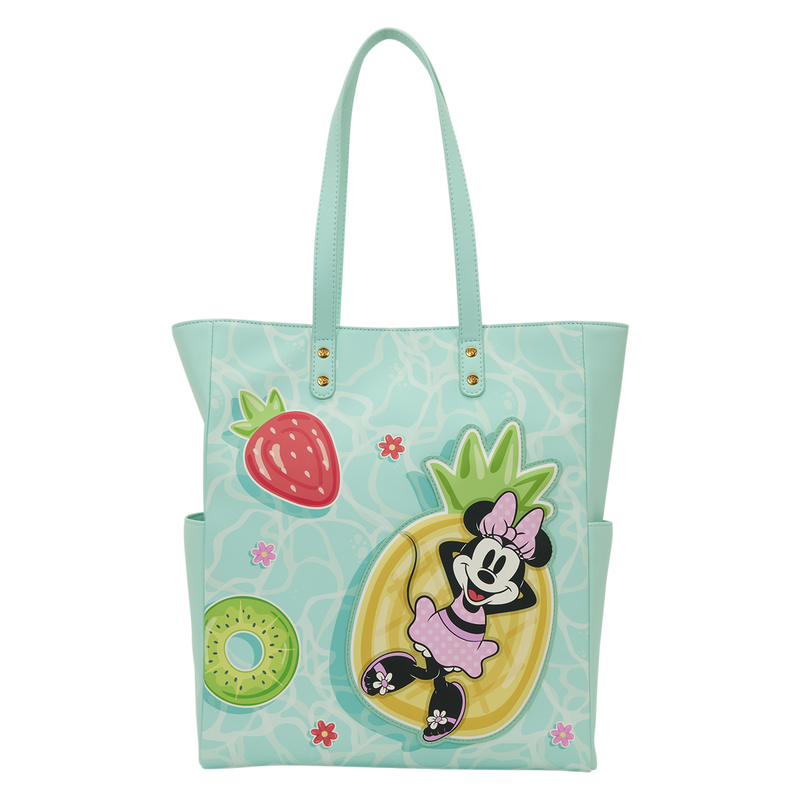 Loungefly Mickey and Minnie Beach Fun Tote Bag