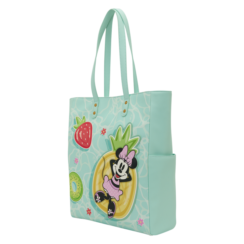 Loungefly Mickey and Minnie Beach Fun Tote Bag