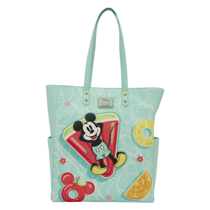 Loungefly Mickey and Minnie Beach Fun Tote Bag