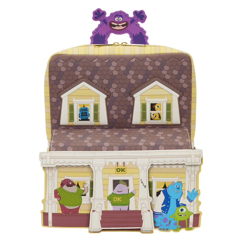 Loungefly Monsters University Oozma Kappa House Figural Mini Backpack