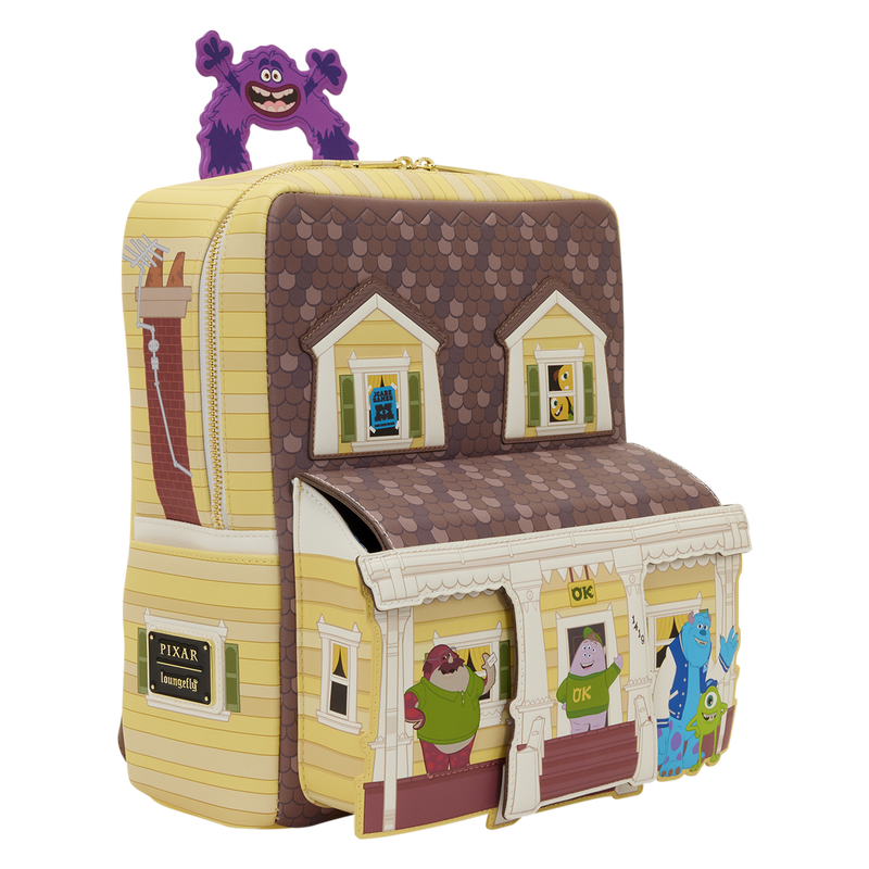 Loungefly Monsters University Oozma Kappa House Figural Mini Backpack