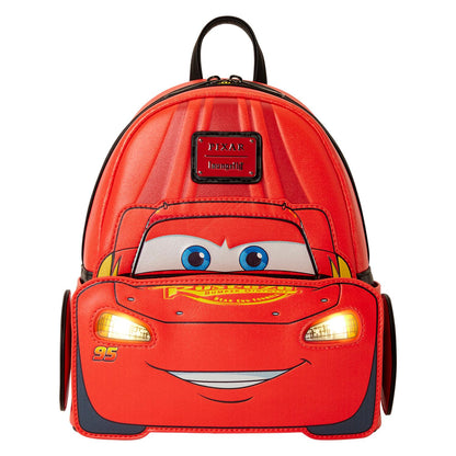 Loungefly Pixar Cars Lightening McQueen Light Up Mini Backpack PRE-ORDER