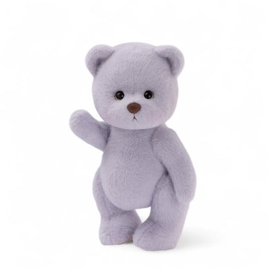 Teddy Tales Lina Bear Purple/Grey 30cm