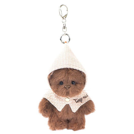 Teddy Tales Lina Brown Kitten with Keychain 12cm