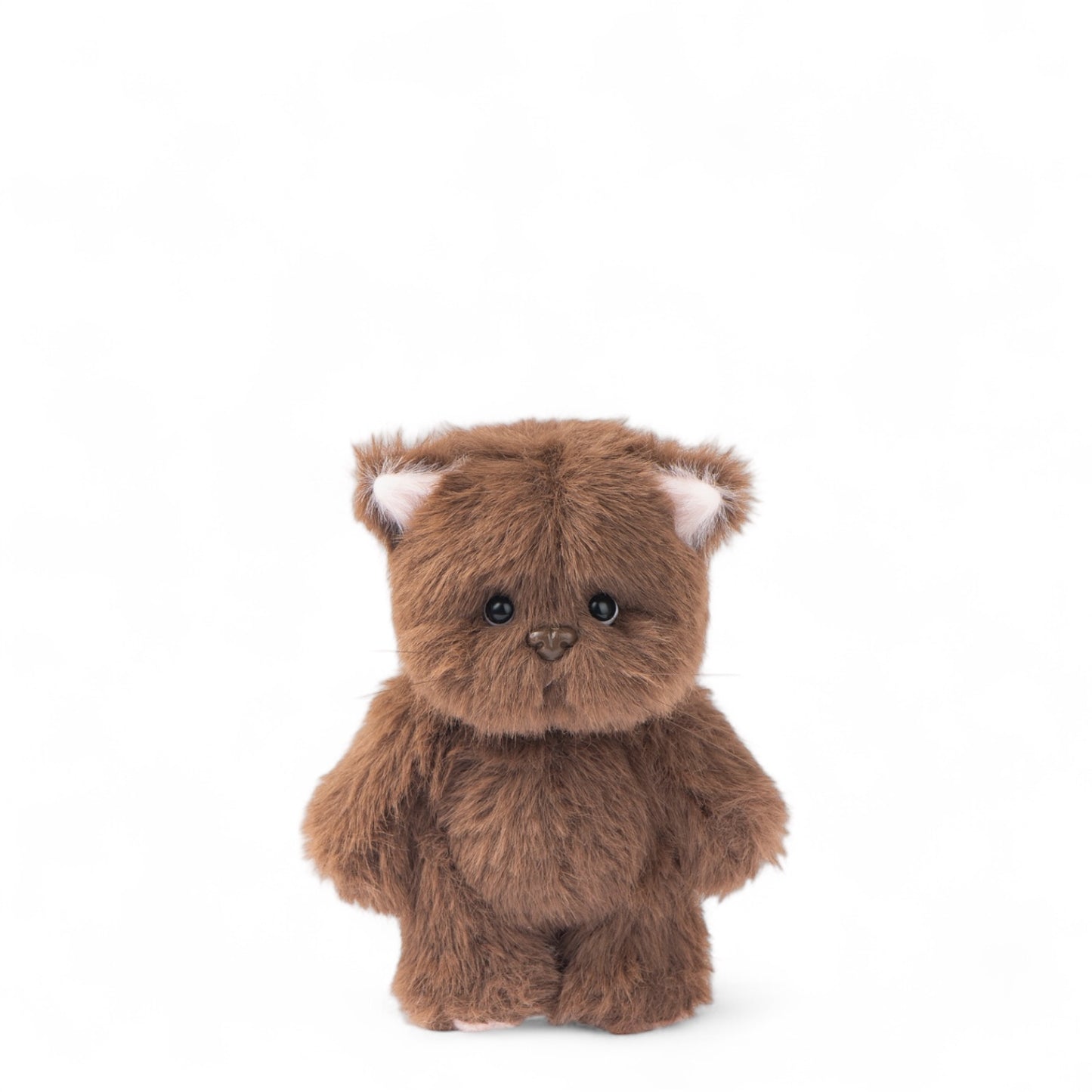 Teddy Tales Lina Brown Kitten with Keychain 12cm