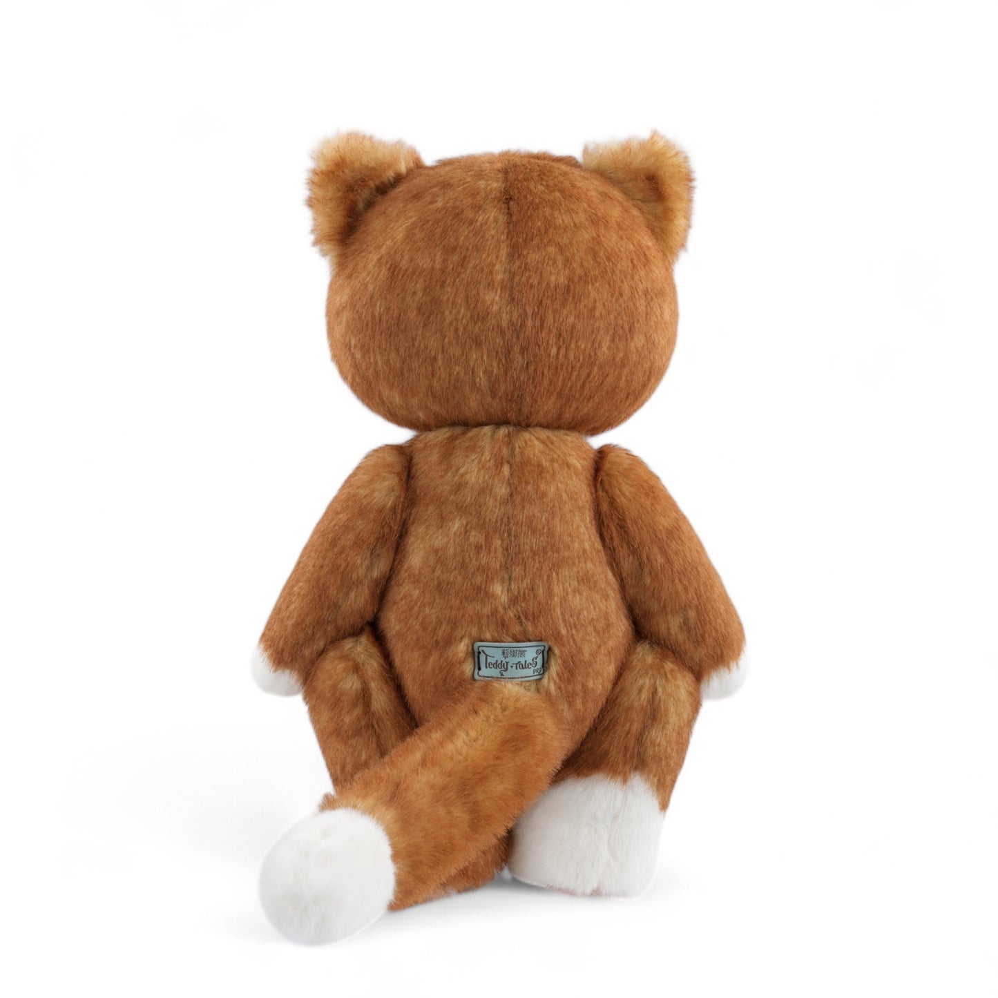 Teddy Tales Lina Cat Ginger & White 30cm