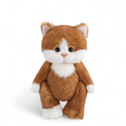 Teddy Tales Lina Cat Ginger & White 30cm