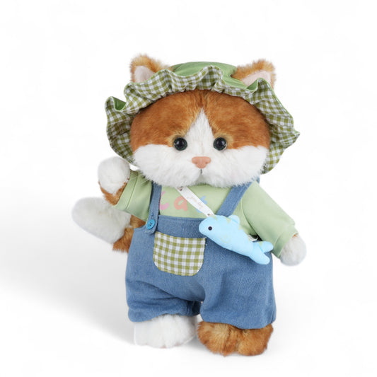 Teddy Tales Lina Cat Ginger & White 30cm (PRE ORDER)
