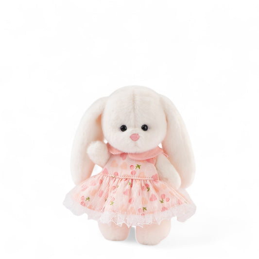 Teddy Tales Lina Lop Ear White Bunny 15cm (PRE ORDER)