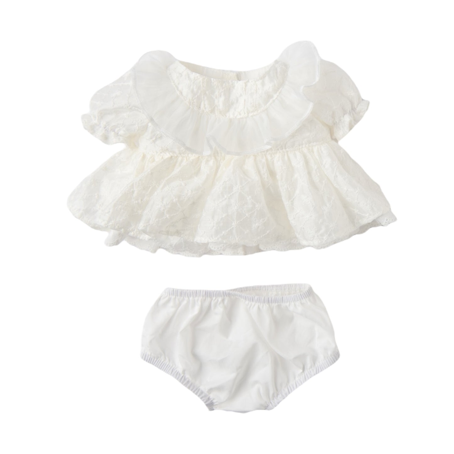 Teddy Tales White Puff Dress Outfit 30cm