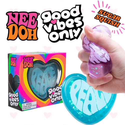 NeeDoh Good Vibes Only Sugar Squish Authentic and Official