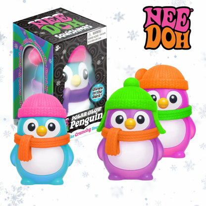 NeeDoh Polar Glow Penguin