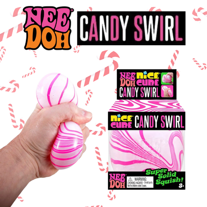 NeeDoh Candy Swirl Nice Cube