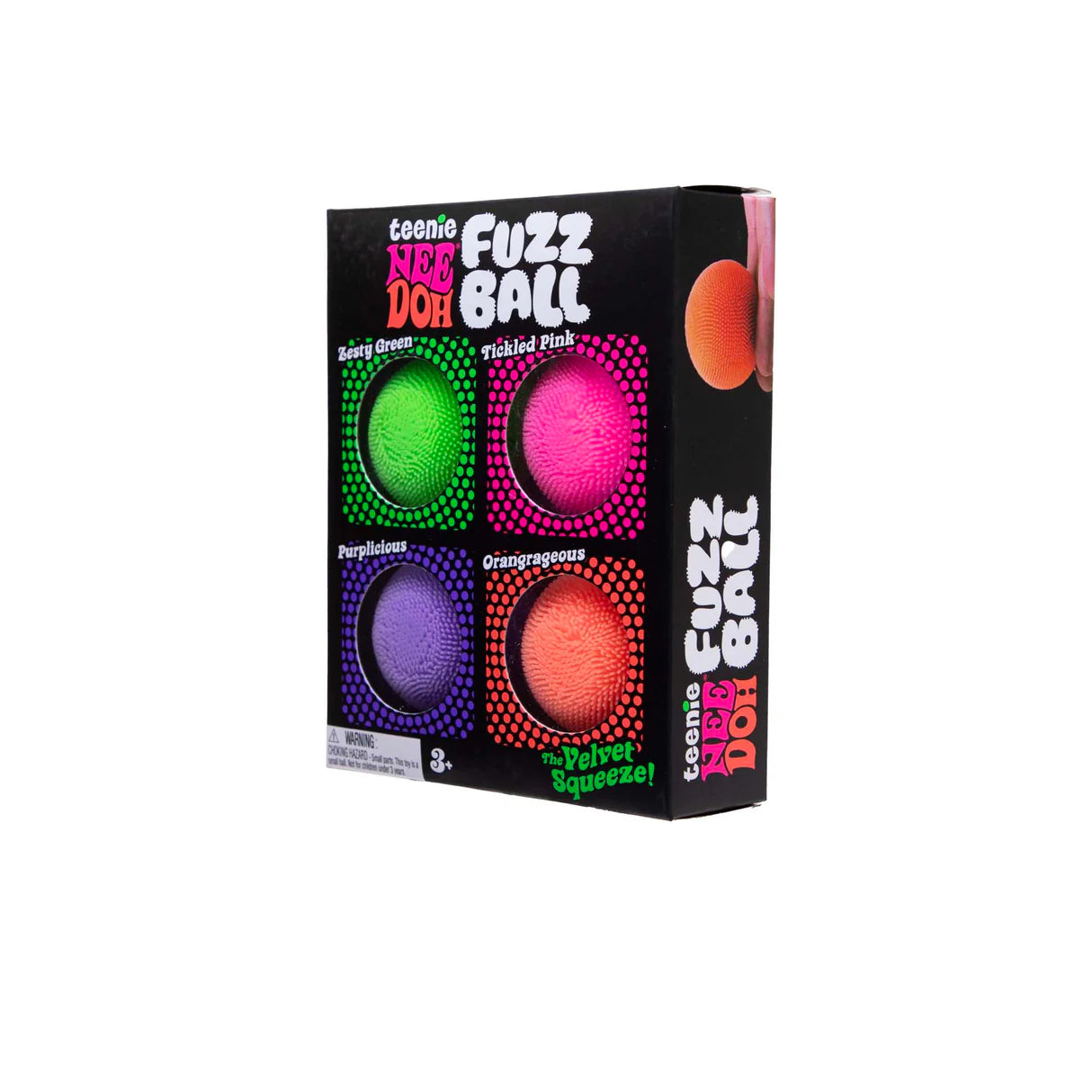 NeeDoh Pack of 4 Teenie Fuzz Balls (PLEASE ALLOW 7 DAYS FOR DISPATCH)