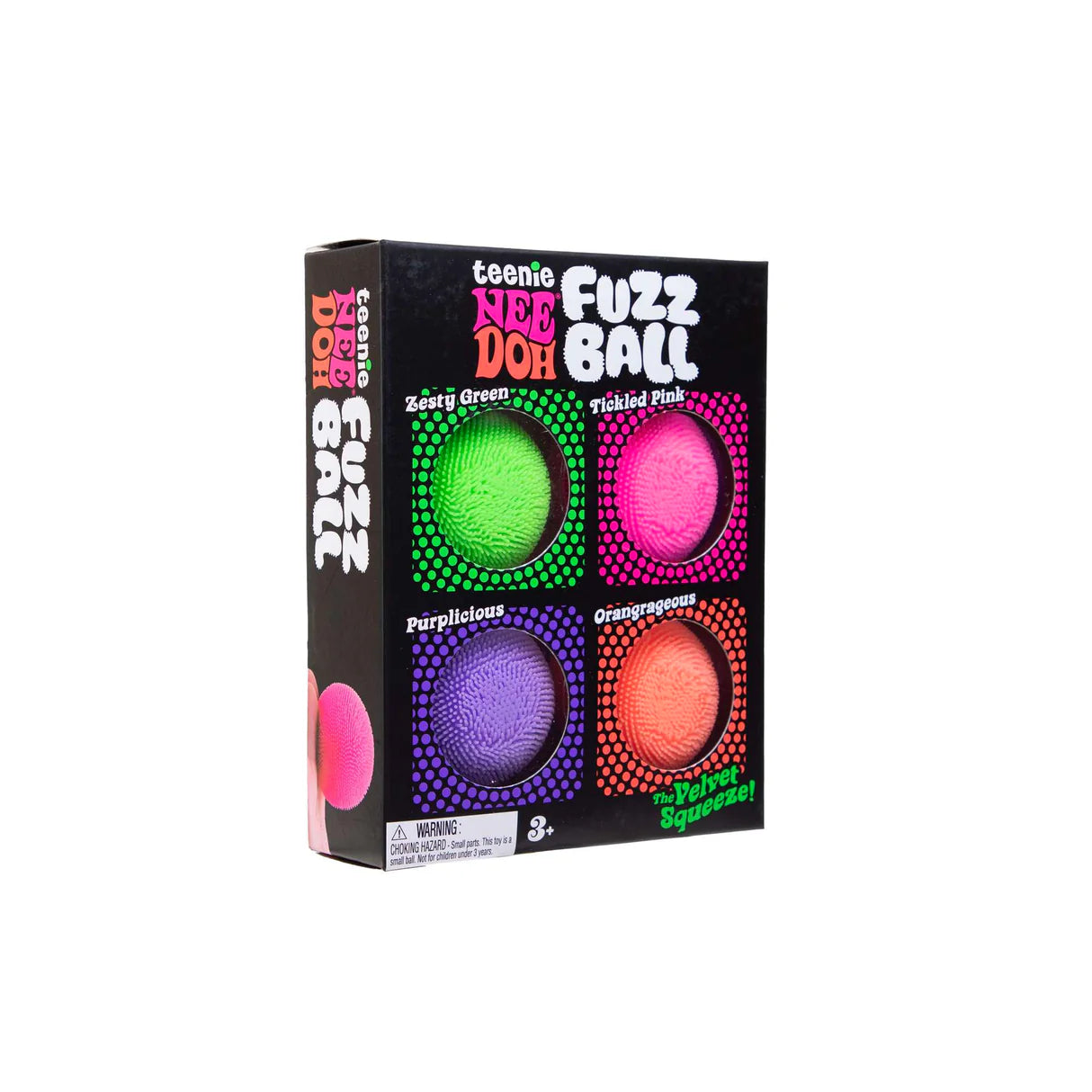 NeeDoh Pack of 4 Teenie Fuzz Balls (PLEASE ALLOW 7 DAYS FOR DISPATCH)