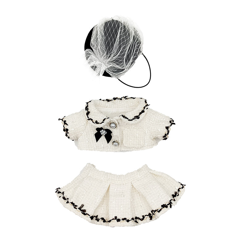 Teddy Tales Princess White Dress Outfit 20cm
