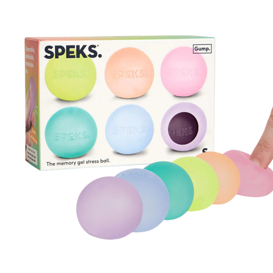 SPEKS Mini Gump Memory Gel Squish Balls (PACK OF 6)