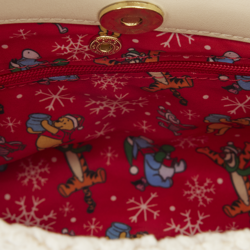 Loungefly Winnie the Pooh and Piglet Holiday Crossbody Bag PRE ORDER