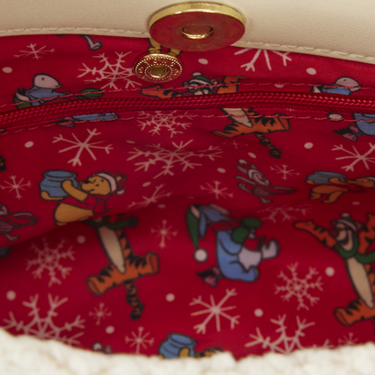 Loungefly Winnie the Pooh and Piglet Holiday Crossbody Bag PRE ORDER