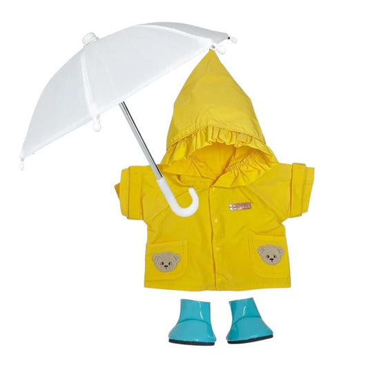 Teddy Tales Yellow Raincoat Outfit 30cm