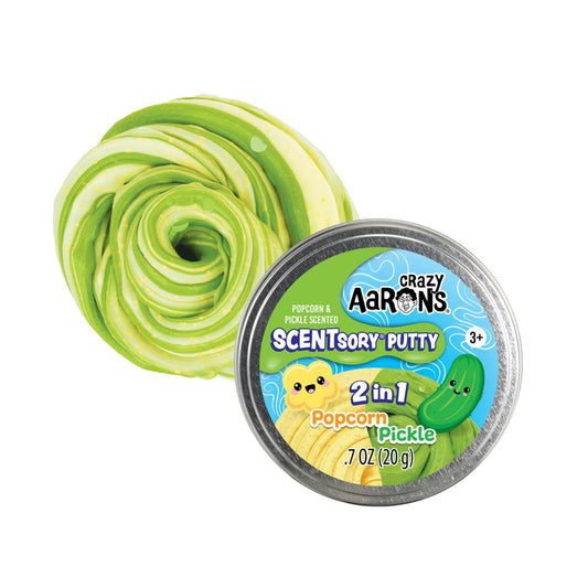 Crazy Aaron's Thinking Putty Tin Popcorn Pickle Scentsory