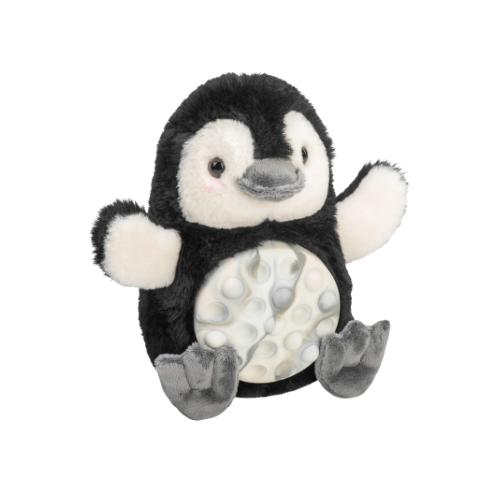 Poppykins Fidget Plush Toy with Pop Belly - Soft Sensory Stuffed Animal