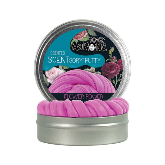 Crazy Aaron's Thinking Putty Tin Flower Power Scentsory (Floral Scented)