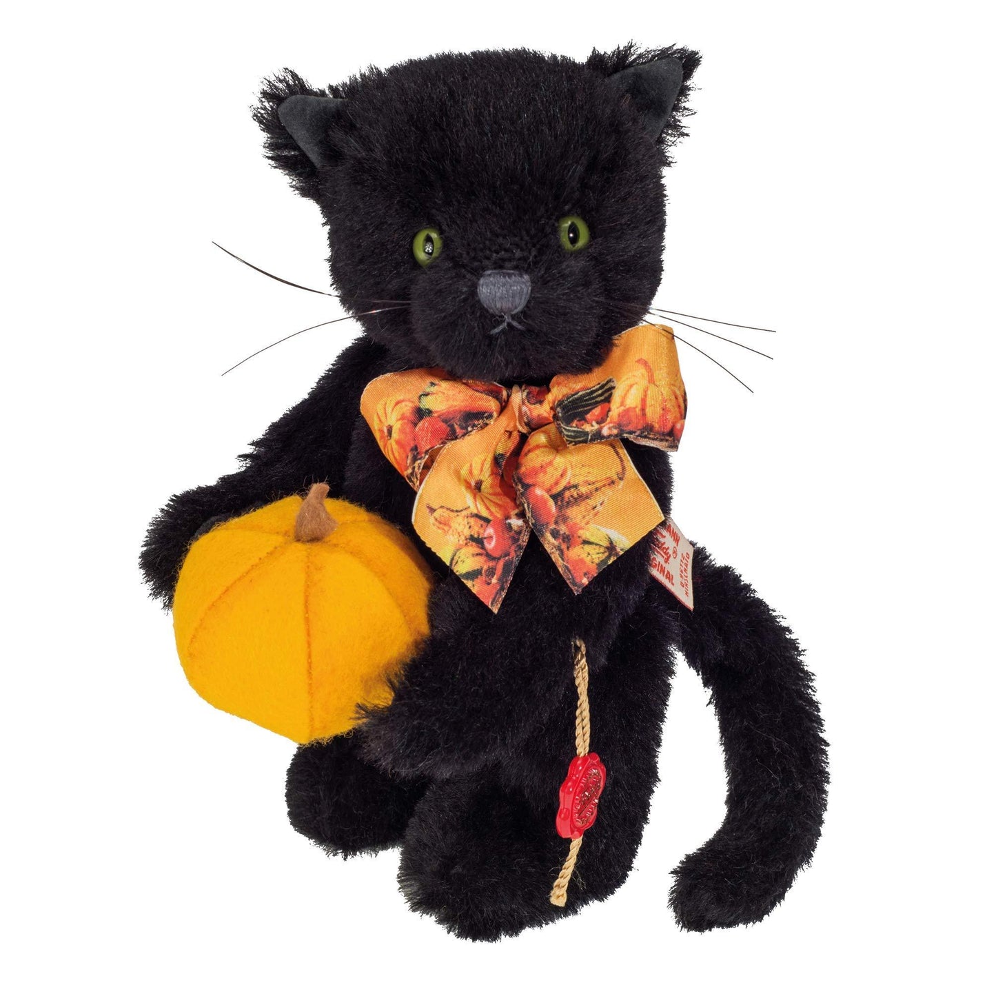 Teddy Hermann Mohair Bear Halloween Cat 19cm
