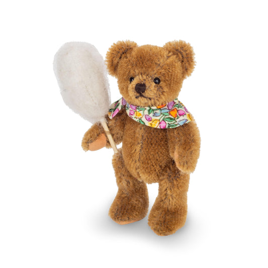 Teddy Hermann Mohair Bear Teddy with Candy Floss 10cm