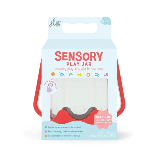 Glo Pals Sensory Light Up  Red Jar