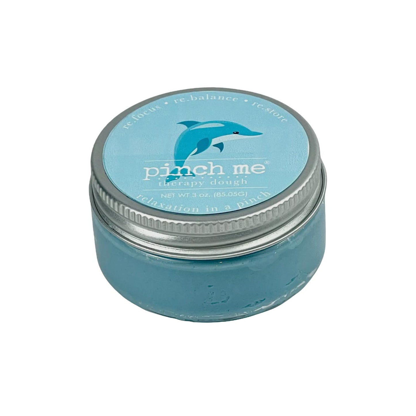 Pinch Me Therapy Dough Dolphin Jar