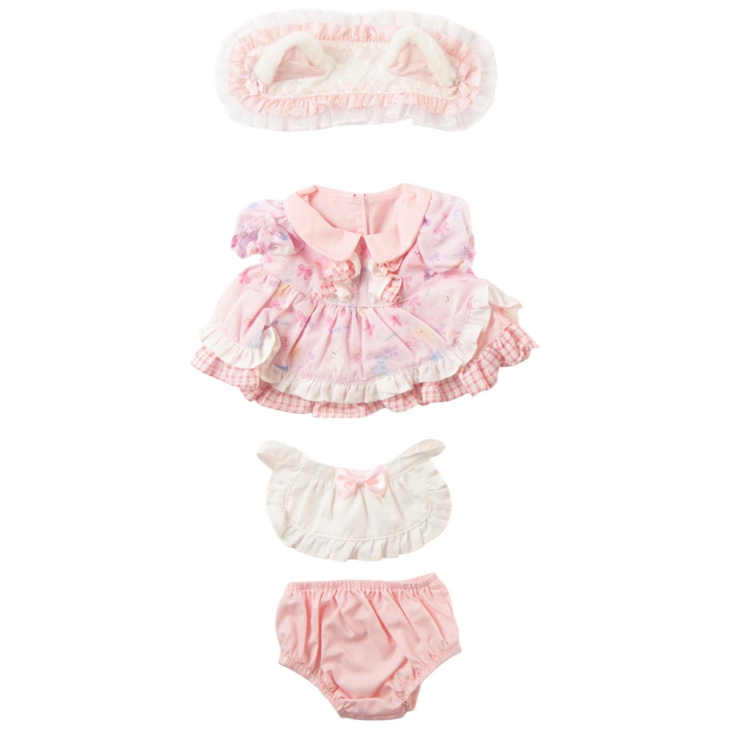 Teddy Tales Pink Tulip Dress Outfit 30cm