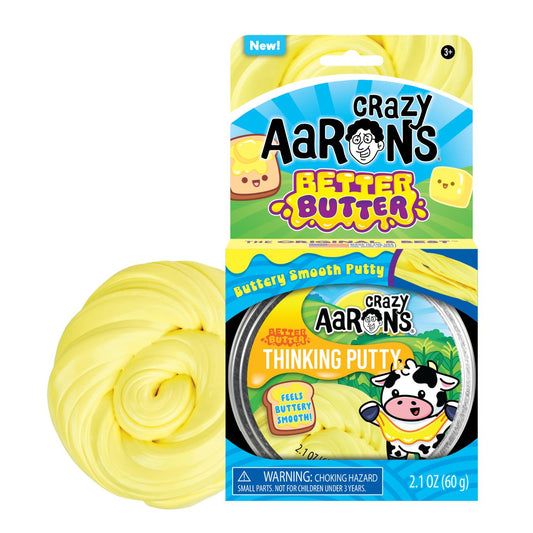 Crazy Aaron's Thinking Putty Tin Better Butter