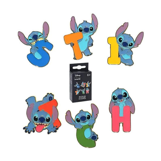 Loungefly Enamel Pin Stitch Letter ONE SUPPLIED