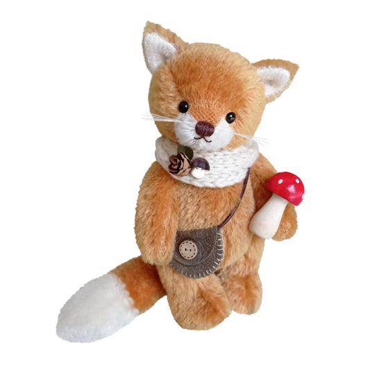 Teddy Hermann Mohair Bear Filibert Fox 19cm
