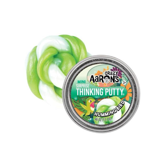 Crazy Aaron's Thinking Putty Tin Hummingbird Mini Tin