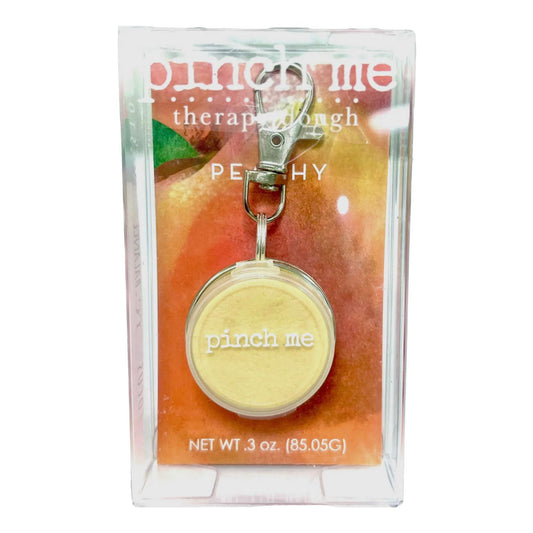 Pinch Me Therapy Dough Peachy Keyring
