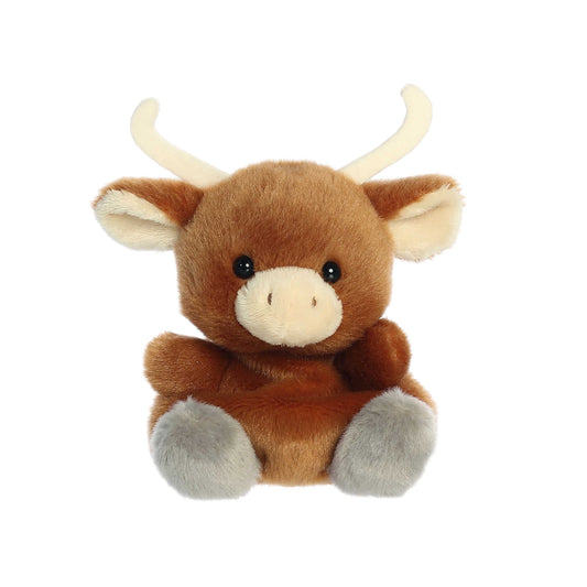 Palm Pals Soft Bean Filled Landon Longhorn Cow